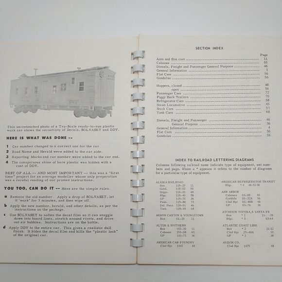 Walthers PLD 4 Prototype Lettering Diagrams by W.K. Walthers paperback 1972 - Picture 4 of 5